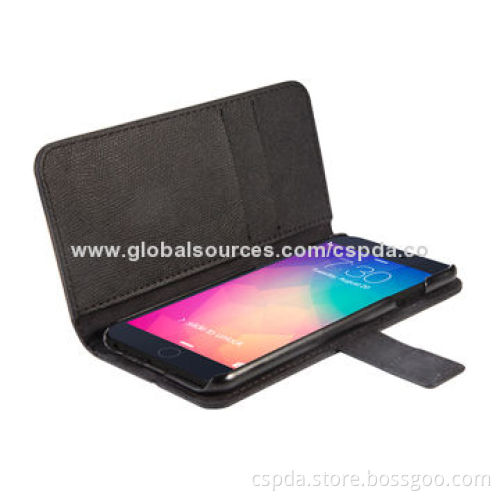 Elegant PU wallet folio case cover for iPhone 6 with card slot and magnet enclosure